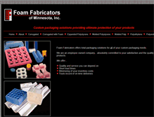 Tablet Screenshot of foamfabmn.com